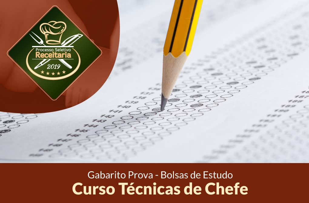 Processo Seletivo Receitaria 2019 - Gabarito